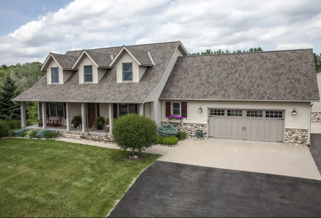 House with new roof